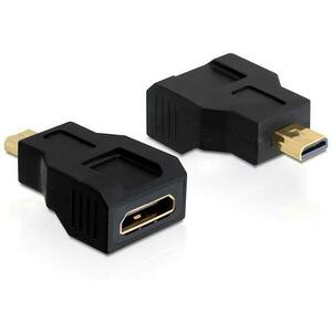 Delock HDMI-A anya > A anya adapter kép