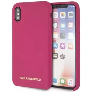 Tok Karl Lagerfeld iPhone X/Xs hardcase pink Silicone (KLHCPXSLROG) kép