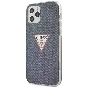 Tok Guess GUHCP12MPCUJULDB iPhone 12/12 Pro 6, 1" dark blue hardcase Jeans Collection (GUHCP12MPCUJULDB) kép