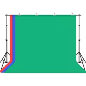 Fényképészeti pad Puluz Photo studio background support 2x3m + Backdrops 3 pcs PKT5205 kép