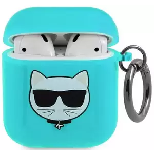 Karl Lagerfeld KLA2UCHFL AirPods cover blue Choupette (KLA2UCHFL) kép