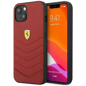 Tok Ferrari FEHCP13MRQUR iPhone 13 6, 1" red hardcase Off Track Quilted (FEHCP13MRQUR) kép