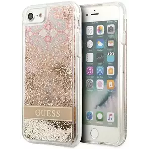 Tok Guess GUHCI8LFLSD iPhone SE 2022 / SE 2020 / 7 / 8 gold hardcase Paisley Liquid Glitter (GUHCI8LFLSD) kép