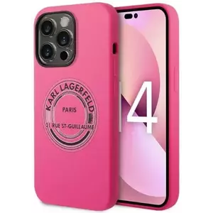 Tok Karl Lagerfeld KLHCP14LSRSGRCF iPhone 14 Pro 6, 1" hardcase pink Silicone RSG (KLHCP14LSRSGRCF) kép