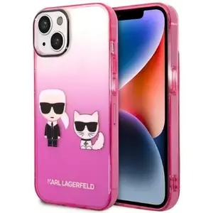 Tok Karl Lagerfeld KLHCP14STGKCP iPhone 14 6, 1" hardcase pink Gradient Ikonik Karl & Choupette (KLHCP14STGKCP) kép