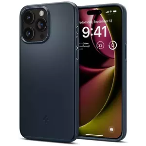 Tok Spigen Thin Fit, metal slate - iPhone 15 Pro Max (ACS06546) kép