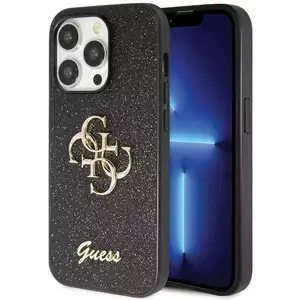 Tok Guess GUHCP14LHG4SGK iPhone 14 Pro 6.1" black hardcase Glitter Script Big 4G (GUHCP14LHG4SGK) kép