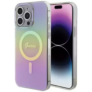 Tok Guess GUHMP15LHITSP iPhone 15 Pro 6.1" pink hardcase IML Iridescent MagSafe (GUHMP15LHITSP) kép