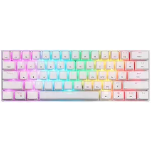 Billentyűzet Motospeed Wireless Mechanical keyboard SK62 White (red switch) kép