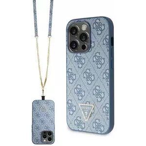 Tok Guess GUHCP15XP4TDSCPB iPhone 15 Pro Max 6.7" blue hardcase Crossbody 4G Metal Logo (GUHCP15XP4TDSCPB) kép