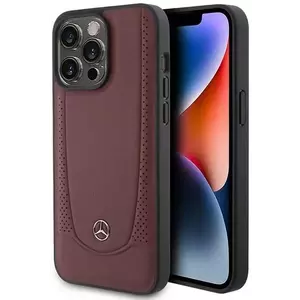 Tok Mercedes MEHCP15XARMRE iPhone 15 Pro Max 6.7" red hardcase Leather Urban Bengale (MEHCP15XARMRE) kép