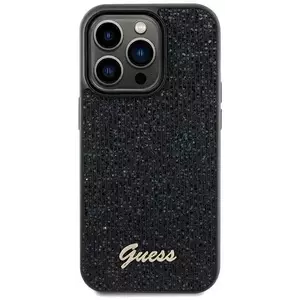 Tok Guess GUHCP12MPMSDGSK iPhone 12 6.1" black hardcase Disco Metal Script (GUHCP12MPMSDGSK) kép