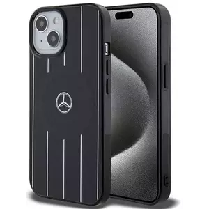 Tok Mercedes MEHMP15S23HRSK iPhone 15 6.1" black hardcase Double Layer Crossed Lines MagSafe (MEHMP15S23HRSK) kép