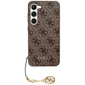 Tok Guess GUHCS24LGF4GBR S24 Ultra S928 brown hardcase 4G Charms Collection (GUHCS24LGF4GBR) kép