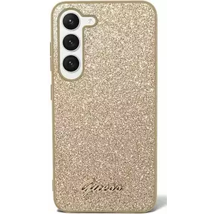 Tok Guess GUHCS24LHGGSHD S24 Ultra S928 gold hardcase Glitter Script (GUHCS24LHGGSHD) kép