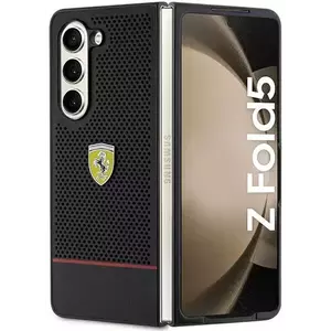 Tok Ferrari FEHCZFD5PSEK Z Fold5 F946 black hardcase Perforated Line (FEHCZFD5PSEK) kép