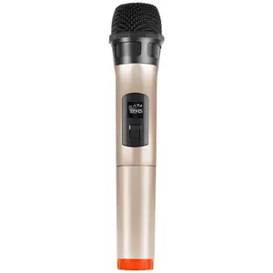 Mikrofon PULUZ PU628J 3.5mm UHF wireless dynamic microphone (gold) kép