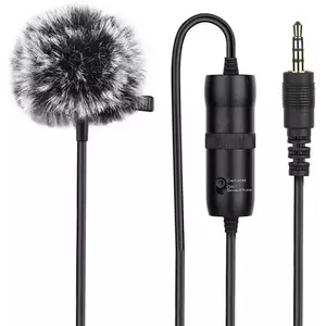 Mikrofon PULUZ Microphone with clip 3.5mm Jack 6m kép