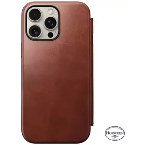 Tok Nomad Leather Folio, olde dublin - iPhone 16 Pro Max (NM01397885) kép