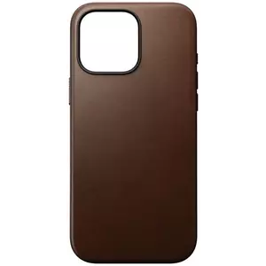 Tok Nomad Modern Leather case, brown - iPhone 16 Pro Max (NM01692485) kép