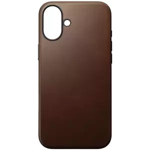 Tok Nomad Modern Leather case, brown - iPhone 16 Plus (NM01698685) kép