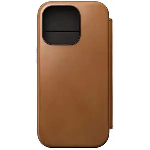 Tok Nomad Modern Leather Folio, english Tan-C - iPhone 16 Pro (NM01678885) kép