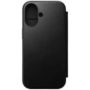 Tok Nomad Modern Leather Folio, black - iPhone 16 (NM01684985) kép