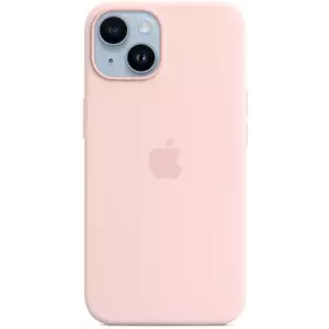 Tok Apple iPhone 14 Silicone Case with MagSafe - Chalk Pink kép