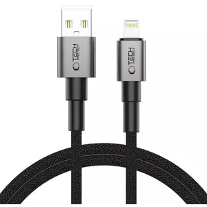 Kábel TECH-PROTECT ULTRABOOST DNA LIGHTNING CABLE 15W/2.4A 100CM IRON GREY (5906302380855) kép