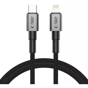 Kábel TECH-PROTECT ULTRABOOST DNA LIGHTNING CABLE PD27W/3A 100CM IRON GREY (5906302380879) kép