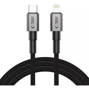 Kábel TECH-PROTECT ULTRABOOST DNA LIGHTNING CABLE PD27W/3A 200CM IRON GREY (5906302380886) kép