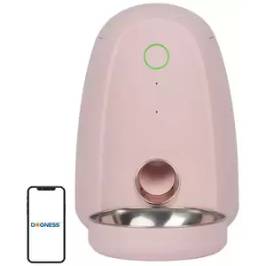 Dogness Smart food dispenser with plastic bowl WIFI mini (pink)) kép