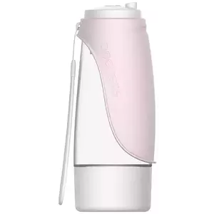 Üveg Dogness D10 438ml Travel Bottle + 2-in-1 Pet conteiner (light pink) kép