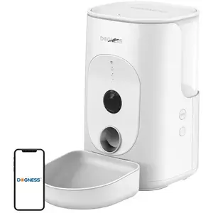 Dogness F15 WiFi 4L smart food dispenser with camera with plastic bowl (white) kép