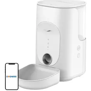 Dogness F16 WiFi 5G 4L smart food dispenser with plastic bowl (white) kép