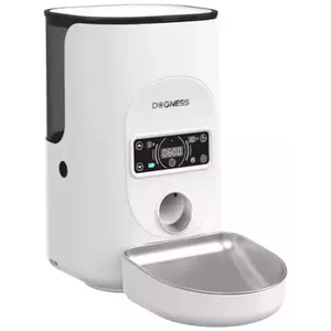 Dogness F17 4L smart food dispenser with stainless steel bowl (white) kép