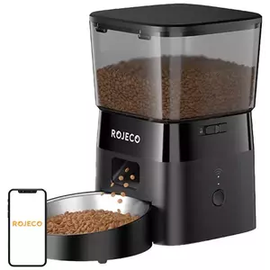 Rojeco 2L Automatic Pet Feeder WiFi Version (black) kép