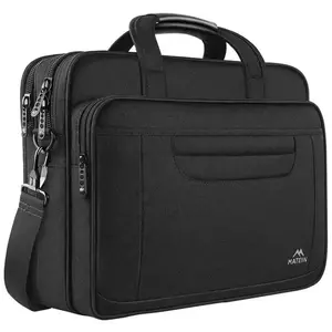 Matein 1172 Black business laptop / document bag for 17'' laptop / documents kép