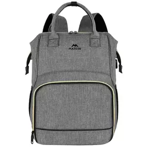 Matein Laptop Backpack / Lunch Bag 15.6'' 1368 USB Grey kép