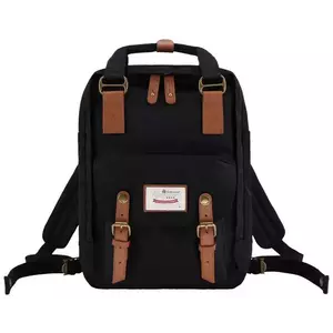 Himawari 188L black and brown 14'' laptop backpack kép