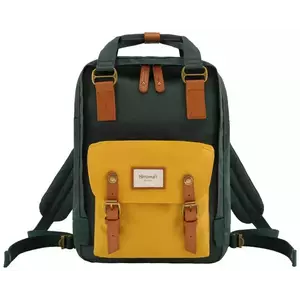 Himawari 188L 14'' laptop backpack (green-yellow) kép