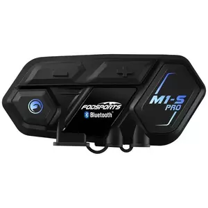 Intercom Fodsports M1-S Pro motorcycle intercom (black) kép