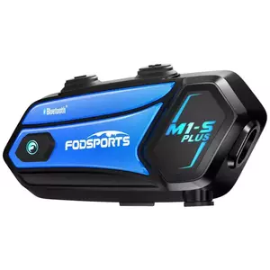 Intercom Fodsports M1-S Plus motorcycle intercom (black) kép