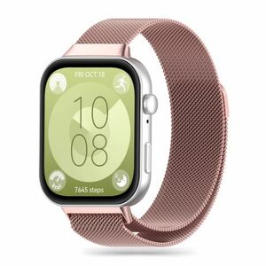 Tech-Protect Milanese szíj Huawei Watch Fit 3, rose gold kép