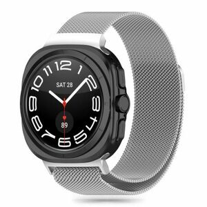 Tech-Protect Milanese szíj Samsung Galaxy Watch Ultra (47 mm), silver kép