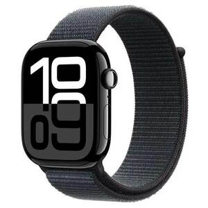 Apple Watch Series 10 GPS 46mm Fekete alumínium atrament lila sportszíjjal kép