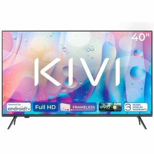 KIVI TV 40F760QB, 40" (100 cm), HD LED TV, AndroidTV, fekete kép