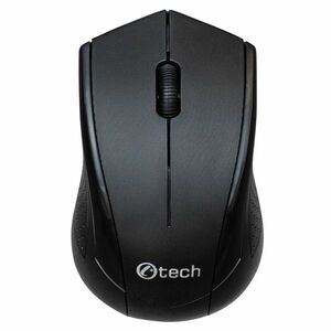 Vezeték nélküli egér C-Tech WLM-07, USB vevő, 1200 DPI, fekete kép