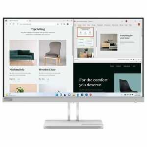 Lenovo L27e-40 27"FHD monitor, 1920x1080 VA 100Hz, 16: 9, 3000: 1, 300 nits, 4 ms HDMI, VGA, Cloude Grey kép