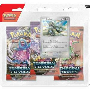 Kártyajáték Pokémon TCG: Scarlet & Violet Temporal Forces 3 Blister Cyclizar (Pokémon) kép